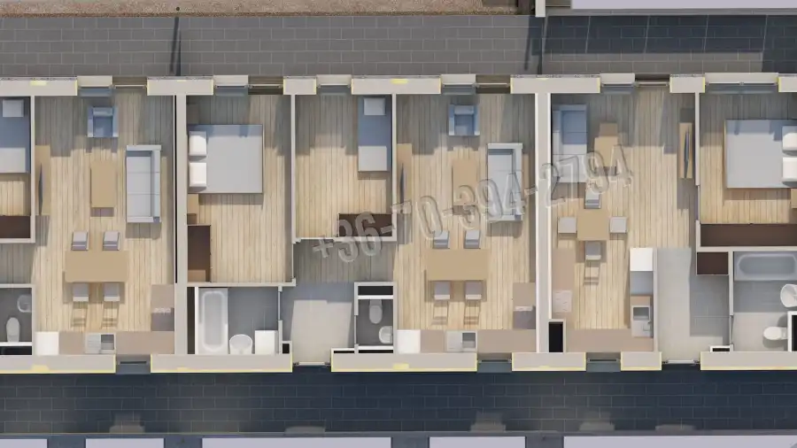 eladó téglalakás, Oroszlány