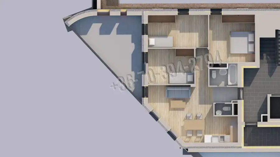 eladó új építésű téglalakás, Oroszlány